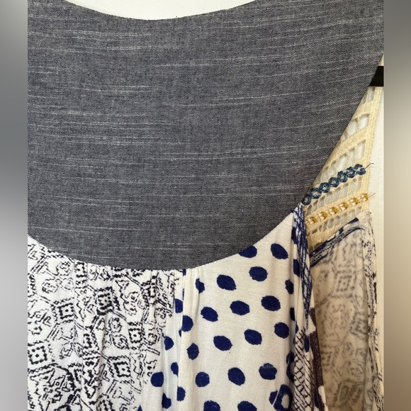 Anthropologie One September L swingy sleeveless with tassels - Picture 7 of 10